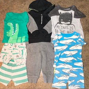 Calvin Klein/Carter’s Baby Boy clothing bundle, size 12 months